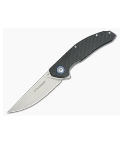 Viper Orso Stonewash M390 Liner Lock Flipper Carbon Fiber V5968FC - VK-V5968FC 1