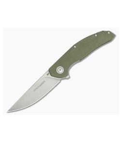 Viper Orso Stonewash M390 Liner Lock Flipper Green G10 V5968GG - VK-V5968GG 1