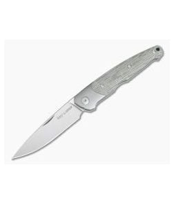 Viper Key Vox Design Slip Joint Bolstered Green Canvas Micarta M390 V5978CV - VK-V5978CV 1