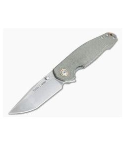 Viper Katla Vox Design Green Canvas Micarta Stonewashed M390 Liner Lock Flipper V5982CG - VK-V5982CG 1