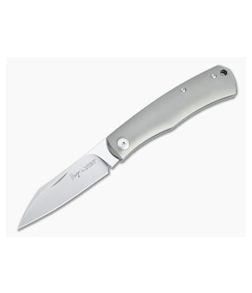 Viper Hug Thiel Design Satin M390 Smooth Titanium Slip Joint Knife V5990TI - VK-V5990TI 1