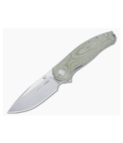 Viper Vale Flipper Green Micarta & MagnaCut Drop Point V6006CV - VK-V6006CV 1
