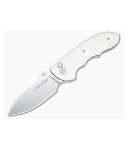 Viper Moon MagnaCut Ivory White G10 Button Lock Knife V6008GI - VK-V6008GI 1