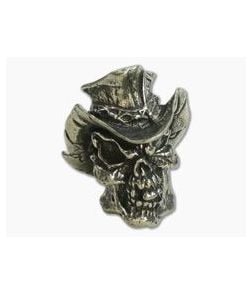 Schmuckatelli Vinnie Garoon Cowboy Skull Bead Pewter - ST-VGP 1