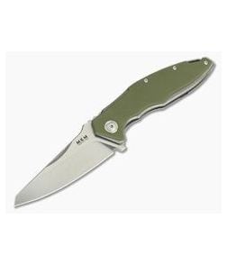 MKM Mikita Burnley Raut M390 Titanium Frame Lock Flipper Green G10 VP01-GB-GR - MKM-VP01-GB-GR 1
