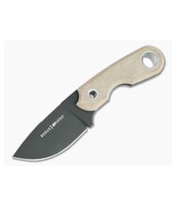 Viper Berus 1 Rumici Drop Point PVD M390 Natural Canvas Micarta Fixed Blade VT4012DCN - VK-VT4012DCN 1
