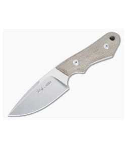 Viper Handy Natural Micarta Fixed Blade Stonewash Magnacut VT4040CN - VK-VT4040CN 1