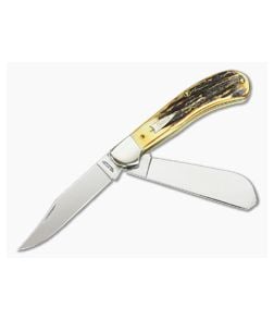 Case Classic 1992 Stag Saddlehorn with Arrowhead Shield - CA-VX013 1