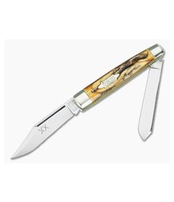 Case Classic 1990 Stag Moose with Bowtie Shield - CA-VX034 1