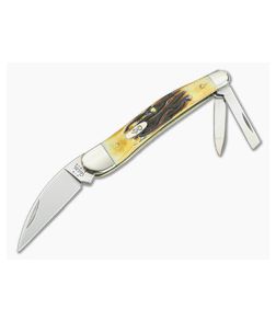 Case 1998 Bone Stag Seahorse Whittler - CA-VX053 1