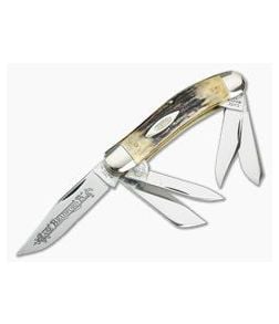 Case 1993 5 Blade Stag Sowbelly Stockman with Oval Shield - CA-VX067 1
