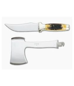 Case XX U.S.A. Stag Knife/Axe Combo (circa 1965-1969) - CA-VX101 1