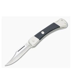 Puma Vintage Sergeant Satin Stainless Black German Back Lock Folding Knife 230270 - PU-VX196 1