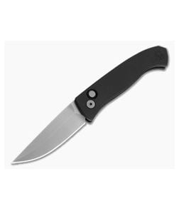Protech Brend Classic Black Aluminum MagnaCut Stonewash Automatic Knife (3.35" Blade) WB1101 - PT-WB1101 1