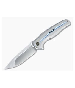WE Knives 601X Limited Edition Gray Titanium Folder WE01J-2 - WE-WE01J-2 1
