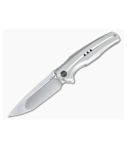 WE Knives 601X Limited Edition Polished Titanium Folder WE01J-4 - WE-WE01J-4 1