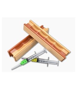 Wicked Edge 5/3.5 Micron Diamond Paste Syringes and Leather Strops Pack - WKD-WE0503.5 1