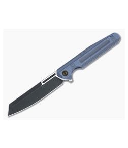 WE Knives Reiver Cleaver Flipper LTD Two-Tone S35VN Blue Titanium Folder WE16020-4 - WE-WE16020-4 1