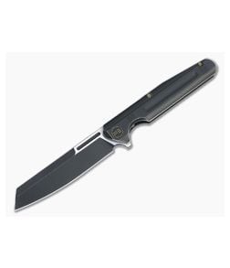 WE Knives Reiver Cleaver Flipper LTD Two-Tone S35VN Black and Bronze Titanium Folder WE16020-5 - WE-WE16020-5 1