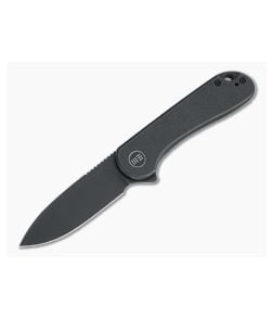 WE Knives Elementum Black Stonewashed 20CV Titanium Frame Lock Flipper WE18062X-3 - WE-WE18062X-3 1