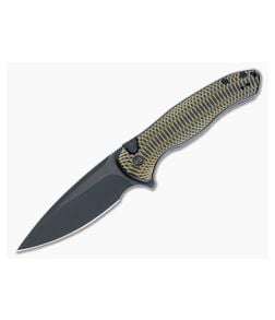 WE Button Lock Kitefin Golden Black Ripple Titanium Black 20CV WE19002M-1 - WE-WE19002M-1 1