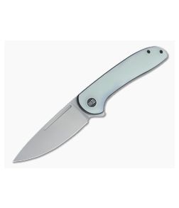 WE Knives Saakshi Stonewashed 20CV Natural G10 Liner Lock Flipper WE20020C-4 - WE-WE20020C-4 1