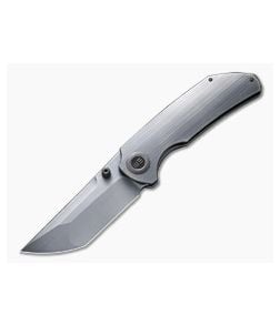 WE Knives Thug XL Hand Rubbed 20CV Gray Titanium Frame Lock WE20028D-1 - WE-WE20028D-1 1