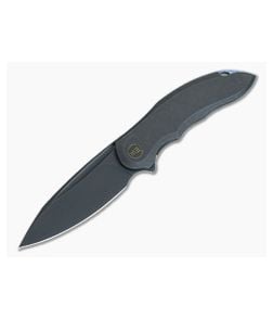 WE Knives Makani Black Stonewashed 20CV Black Titanium Frame lock Limited Edition WE21048-1 - WE-WE21048-1 1