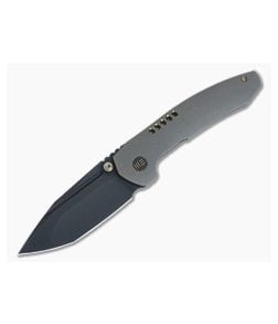 WE Knives Trogon Black Stonewashed 20CV Blade with Fuller Bronze Titanium Frame Lock Folder WE22002-2 - WE-WE22002-2 1