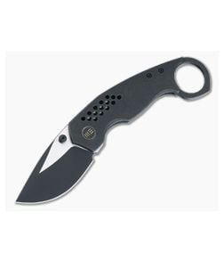 WE Envisage Front Flipper Black Titanium Handles Two-Tone 20CV Drop Point Blade 22013-2 - WE-WE22013-2 1