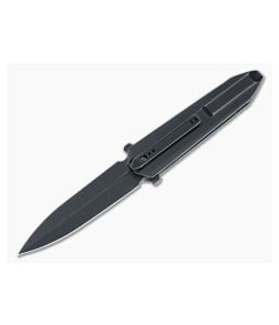 WE Diatomic Flipper Bronze/Black Titanium Handle Black Stonewashed 20CV S/E Dagger Blade 22032-1 - WE-WE22032-1 1