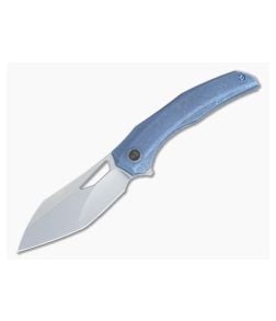 WE Ignio Blue Titanium Stonewashed 20CV Wharnto Blade WE22042B-3 - WE-WE22042B-3 1