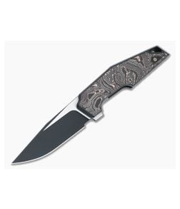 WE Knives OAO (One And Only) Integral Folder Copper Foil Carbon Fiber Inlays WE23001-2 - WE-WE23001-2 1