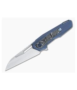 WE Knives Falcaria Aluminum Foil Carbon Fiber 23012B-3 - WE-WE23012B-3 1