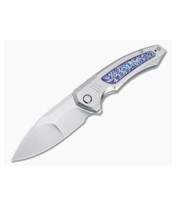 WE Knives Hyperactive Vanax Folder Flamed Titanium Inlays WE23030-1 - WE-WE23030-1 1