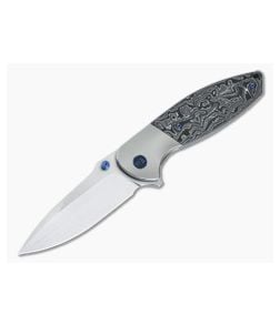 WE Knives Nitro OG Peter Carey Aluminum Foil Carbon Fiber 23035-3 - WE-WE23035-3 1