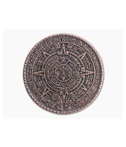 Shire Post Mint Aztec Sun Stone Calendar Worry Coin Copper - SPM-WOR-AZTEC-CO 1