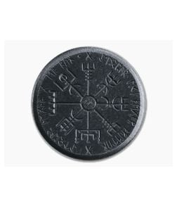 Shire Post Mint Dual Stave Helm of Awe/Vegvisir Viking Worry Coin Iron - SPM-WOR-DUALSTAVE 1