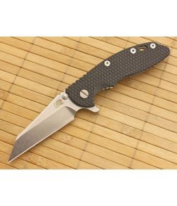 Hinderer Knives XM-18 3.5" Black & Green G10 Wharncliffe Flipper 20CV - HK-XM-18BG-35WF-20CV 1