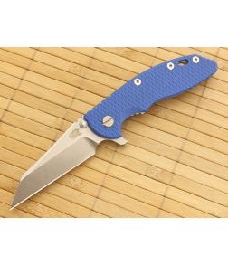 Hinderer Knives XM-18 3.5" Blue G10 Wharncliffe Flipper 20CV - HK-XM-18BLU-35WF-20CV 1