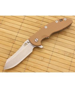 Hinderer Knives XM-18 3.5" Coyote Brown Skinner Flipper - HK-XM-18CB-35SKF 1