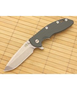 Hinderer Knives XM-18 3.5" Dark Green Spanto Flipper S35VN - HK-XM-18DG-35SPF 1