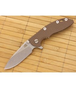 Hinderer Knives XM-18 3" Flat Dark Earth Slicer Flipper - HK-XM-18FDE-3SLF 1