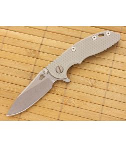 Hinderer Knives XM-18 3" Gray Slicer Flipper - HK-XM-18GRY-3SLF 1