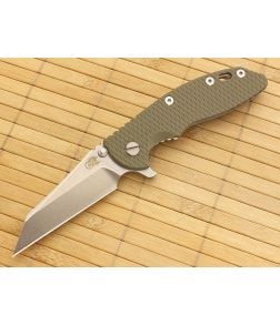 Hinderer Knives XM-18 3.5" Olive Drab Wharncliffe Flipper 20CV - HK-XM-18OD-35WF-20CV 1