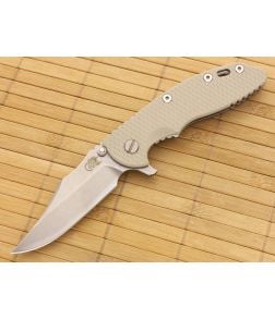 Hinderer Knives XM-18 3.5" Sand Bowie Flipper - HK-XM18-35-009 1