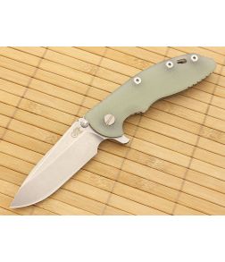 Hinderer Knives XM-18 3.5" Translucent Spear Point Flipper CPM-20CV - HK-XM-18TG-35SRF 1