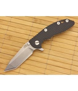Hinderer Knives XM-18 3" Harpoon Tanto Black/Blue G10 - HK-XM18-3-002 1