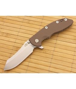 Hinderer Knives XM-18 3.5" Skinner Flipper Flat Dark Earth - HK-XM18-35-017 1