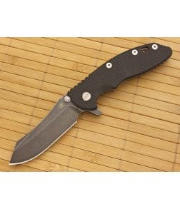 Hinderer Knives XM-18 3.5" DLC Skinner Flipper Black Working Finish Frame #2 - HK-XM18-35-037 1